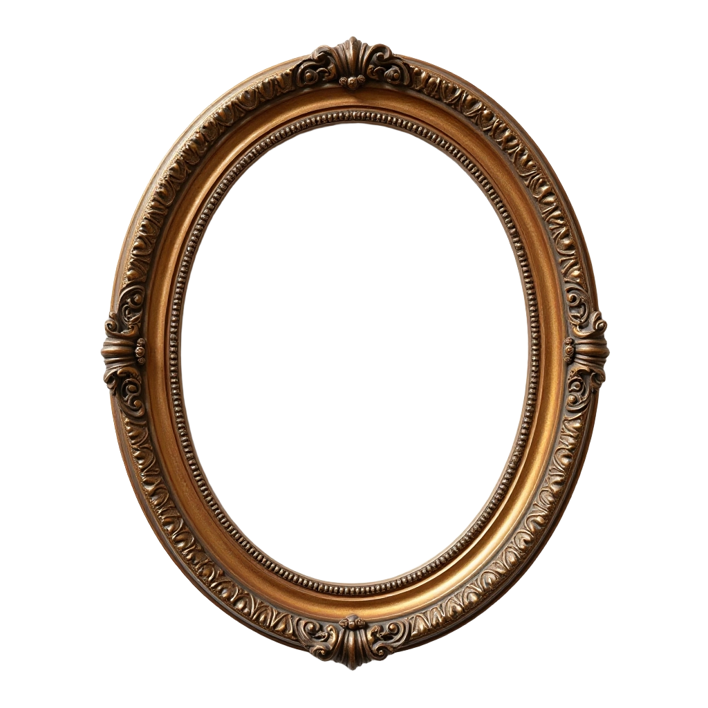 Elegant Oval Frame